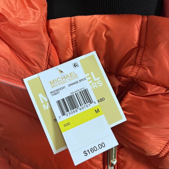 NWT Michael Kors Packable Down Jacket - Picture 7 of 7